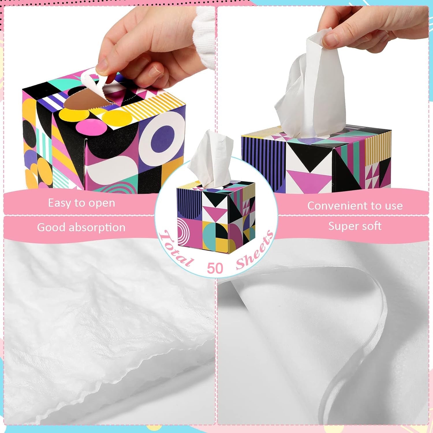 Tissues Cube Box – Stylish and Practical Tissue Holder for Home & Office (50 Pcs Set Approx) Tissues Cube Box – Stylish and Practical Tissue Holder for Home & Office (50 Pcs Set Approx)